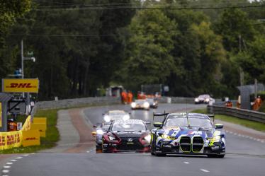 46 MARTIN Maxime (bel), ROSSI Valentino (ita), AL HARTHY Ahmad (omn), Team WRT, BMW M4 GT3 #46, LM GT3 #44, FIA WEC, action during the 2024 24 Hours of Le Mans, 4th round of the 2024 FIA World Endurance Championship, on the Circuit des 24 Heures du Mans, from June 15 to 16, 2024 in Le Mans, France - Photo Julien Delfosse / DPPI