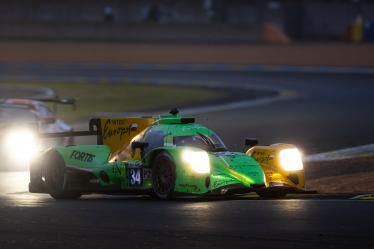 34 SMIECHOWSKI Jakub (pol), LOMKO Vladislav (grd), NOVALAK Clément (fra), Inter Europol Competition, Oreca 07 - Gibson #34, LMP2, action during the 2024 24 Hours of Le Mans, 4th round of the 2024 FIA World Endurance Championship, on the Circuit des 24 Heures du Mans, from June 15 to 16, 2024 in Le Mans, France - Photo Javier Jimenez / DPPI