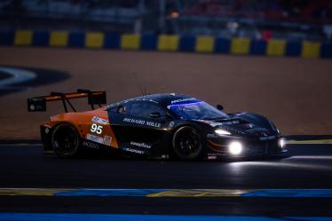 95 SATO Marino (jpn), PINO Nico (chl), HAMAGHUCHI Hiroshi (jpn), United Autosports, McLaren 720S GT3 Evo #95, LM GT3, FIA WEC, action during the 2024 24 Hours of Le Mans, 4th round of the 2024 FIA World Endurance Championship, on the Circuit des 24 Heures du Mans, from June 15 to 16, 2024 in Le Mans, France - Photo Javier Jimenez / DPPI