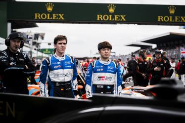 FLUXA Lorenzo (spa), Cool Racing, Oreca 07 - Gibson #37, LMP2, MIYATA Ritomo (jpn), Cool Racing, Oreca 07 - Gibson #37, LMP2, portrait during the starting grid of the 2024 24 Hours of Le Mans, 4th round of the 2024 FIA World Endurance Championship, on the Circuit des 24 Heures du Mans, on June 15, 2024 in Le Mans, France - Photo Charly Lopez / DPPI