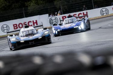 35 MILESI Charles (fra), HABSBURG-Lothringen Ferdinand (aut), CHATIN Paul-Loup (fra), Alpine Endurance Team #35, Alpine A424, Hypercar, FIA WEC, 02 BAMBER Earl (nzl), LYNN Alex (gbr), PALOU Alex (spa), Cadillac Racing, Cadillac V-Series.R #02, Hypercar, FIA WEC, action during the 2024 24 Hours of Le Mans, 4th round of the 2024 FIA World Endurance Championship, on the Circuit des 24 Heures du Mans, from June 15 to 16, 2024 in Le Mans, France - Photo Charly Lopez / DPPI