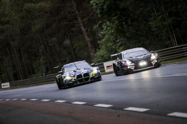 46 MARTIN Maxime (bel), ROSSI Valentino (ita), AL HARTHY Ahmad (omn), Team WRT, BMW M4 GT3 #46, LM GT3 #44, FIA WEC, 78 VAN DER LINDE Kelvin (zaf), BOGUSLAVSKIY Timur, ROBIN Arnold (fra), Akkodis ASP Team, Lexus RC F GT3 #78, LM GT3, FIA WEC, action during the 2024 24 Hours of Le Mans, 4th round of the 2024 FIA World Endurance Championship, on the Circuit des 24 Heures du Mans, from June 15 to 16, 2024 in Le Mans, France - Photo Charly Lopez / DPPI