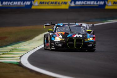 46 MARTIN Maxime (bel), ROSSI Valentino (ita), AL HARTHY Ahmad (omn) Team WRT, BMW M4 GT3 #46, LM GT3, action during the 2024 Rolex 6 Hours of Sao Paulo, 5th round of the 2024 FIA World Endurance Championship, from July 12 to 14, 2024 on the Autódromo José Carlos Pace in Interlagos, Brazil - Photo Javier Jimenez / DPPI