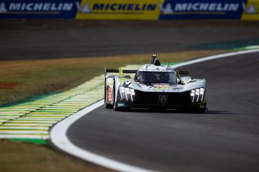 93 JENSEN Mikkel (dnk), MULLER Nico (swi), VERGNE Jean-Eric (fra), Peugeot TotalEnergies, Peugeot 9x8 #93, Hypercar, action during the 2024 Rolex 6 Hours of Sao Paulo, 5th round of the 2024 FIA World Endurance Championship, from July 12 to 14, 2024 on the Autódromo José Carlos Pace in Interlagos, Brazil - Photo Javier Jimenez / DPPI