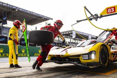 83 KUBICA Robert (pol), SHWARTZMAN Robert (isr), YE Yifei (chn), AF Corse, Ferrari 499P #83, Hypercar, pit stop during the 2024 Rolex 6 Hours of Sao Paulo, 5th round of the 2024 FIA World Endurance Championship, from July 12 to 14, 2024 on the Autódromo José Carlos Pace in Interlagos, Brazil - Photo Julien Delfosse / DPPI