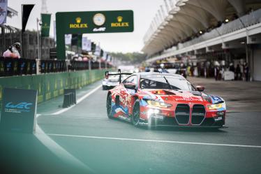 31 FARFUS Augusto (bra), GELAEL Sean (ind), LEUNG Darren (gbr), Team WRT, BMW M4 GT3 #31, LM GT3, action, pitlane, during the 2024 Rolex 6 Hours of Sao Paulo, 5th round of the 2024 FIA World Endurance Championship, from July 12 to 14, 2024 on the Autódromo José Carlos Pace in Interlagos, Brazil - Photo Fabrizio Boldoni / DPPI