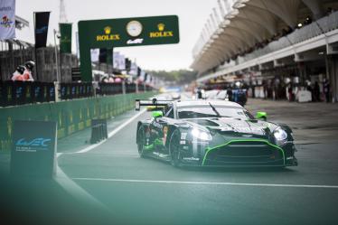 777 SORENSEN Marco (dnk), MATEU Clément (fra), BASTARD Erwan (fra), D'Station Racing, Aston Martin Vantage GT3 #777, LM GT3, action, pitlane, during the 2024 Rolex 6 Hours of Sao Paulo, 5th round of the 2024 FIA World Endurance Championship, from July 12 to 14, 2024 on the Autódromo José Carlos Pace in Interlagos, Brazil - Photo Fabrizio Boldoni / DPPI