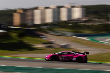 85 BOVY Sarah (bel), FREY Rahel (swi), GATTING Michelle (dnk), Iron Dames, Lamborghini Huracan GT3 Evo2 #85, LM GT3, action during the 2024 Rolex 6 Hours of Sao Paulo, 5th round of the 2024 FIA World Endurance Championship, from July 12 to 14, 2024 on the Autódromo José Carlos Pace in Interlagos, Brazil - Photo Javier Jimenez / DPPI