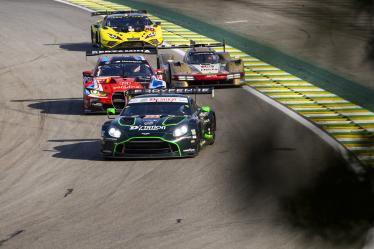 777 SORENSEN Marco (dnk), MATEU Clément (fra), BASTARD Erwan (fra), D'Station Racing, Aston Martin Vantage GT3 #777, LM GT3, action during the 2024 Rolex 6 Hours of Sao Paulo, 5th round of the 2024 FIA World Endurance Championship, from July 12 to 14, 2024 on the Autódromo José Carlos Pace in Interlagos, Brazil - Photo Julien Delfosse / DPPI