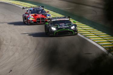 777 SORENSEN Marco (dnk), MATEU Clément (fra), BASTARD Erwan (fra), D'Station Racing, Aston Martin Vantage GT3 #777, LM GT3, action during the 2024 Rolex 6 Hours of Sao Paulo, 5th round of the 2024 FIA World Endurance Championship, from July 12 to 14, 2024 on the Autódromo José Carlos Pace in Interlagos, Brazil - Photo Julien Delfosse / DPPI