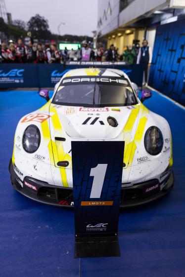 92 MALYKHIN Aliaksandr (kna), STURM Joel (ger), BACHLER Klaus (aut), Manthey Purerxcing, Porsche 911 GT3 R #91, LM GT3, ambiance during the 2024 Rolex 6 Hours of Sao Paulo, 5th round of the 2024 FIA World Endurance Championship, from July 12 to 14, 2024 on the Autódromo José Carlos Pace in Interlagos, Brazil - Photo Julien Delfosse / DPPI