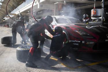 87 LOPEZ José María (arg), KIMURA Takeshi (jpn), MASSON Esteban (fra), Akkodis ASP Team, Lexus RC F GT3 #87, LM GT3, action, pitstop, arrêt aux stands, pitlane, during the 2024 Rolex 6 Hours of Sao Paulo, 5th round of the 2024 FIA World Endurance Championship, from July 12 to 14, 2024 on the Autódromo José Carlos Pace in Interlagos, Brazil - Photo Fabrizio Boldoni / DPPI