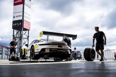 92 MALYKHIN Aliaksandr (kna), STURM Joel (ger), BACHLER Klaus (aut), Manthey Purerxcing, Porsche 911 GT3 R #92, LM GT3, at scrutineering, verifications techniques, during the 2024 6 Hours of Fuji, 7th round of the 2024 FIA World Endurance Championship, from September 13 to 15, 2024 on the Fuji Speedway in Oyama, Shizuoka, Japan - Photo Charly Lopez / DPPI