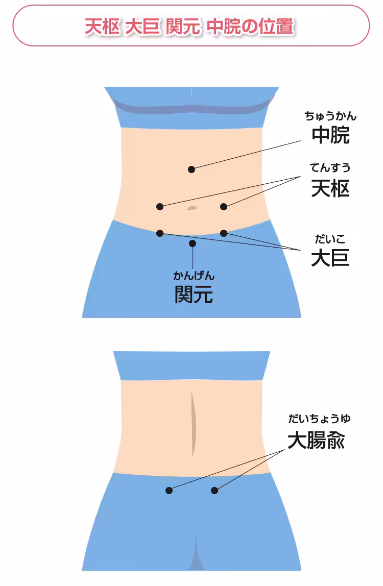 股間のツボ – 股関節 ツボ 図解 – ONYED