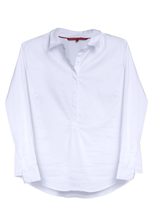 white button down plus size