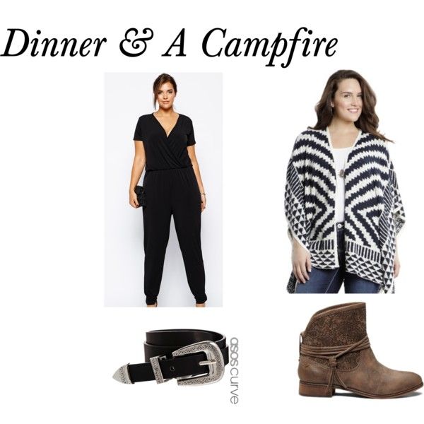 Plus Size Style - Glamping Dinner & Campfire