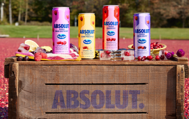 Absolut Ocean Spray RTD released in January