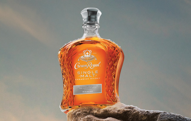 Crown Royal is launching its first single malt, bottled at 45% ABV, in June