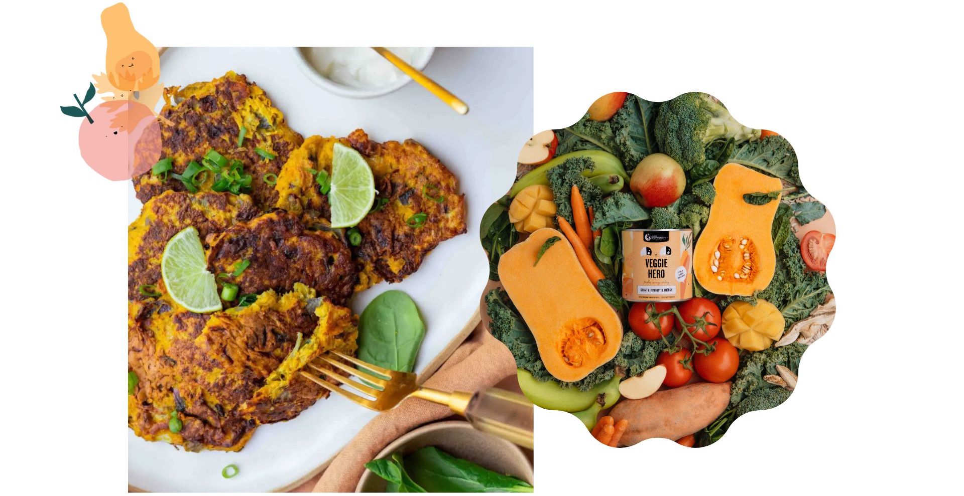 Very Veggie Fritters - Healthy Lunch Ideas for kids