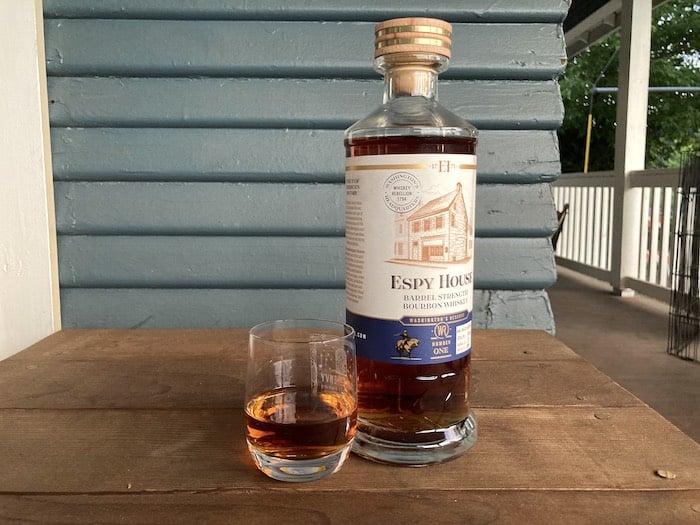 Espy House Washington's Reserve Barrel Strength Bourbon review