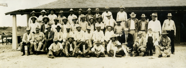 Vaqueros at King Ranch Cowboy Camp House