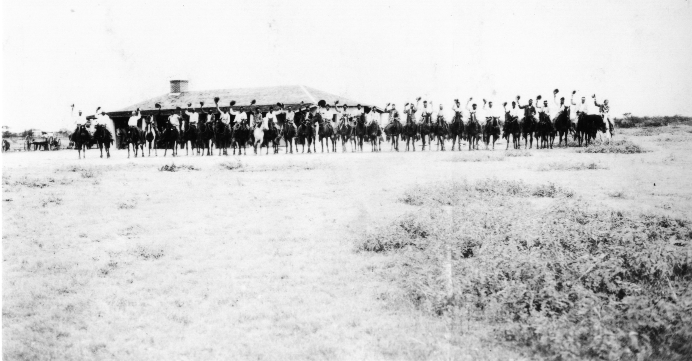 Cowboys at King Ranch Camp House