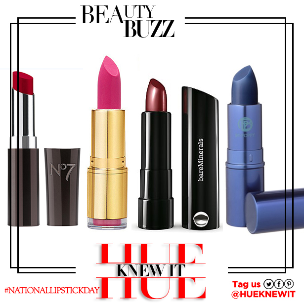 Lipstick shades from bareMinerals, Isaac Mizrahi