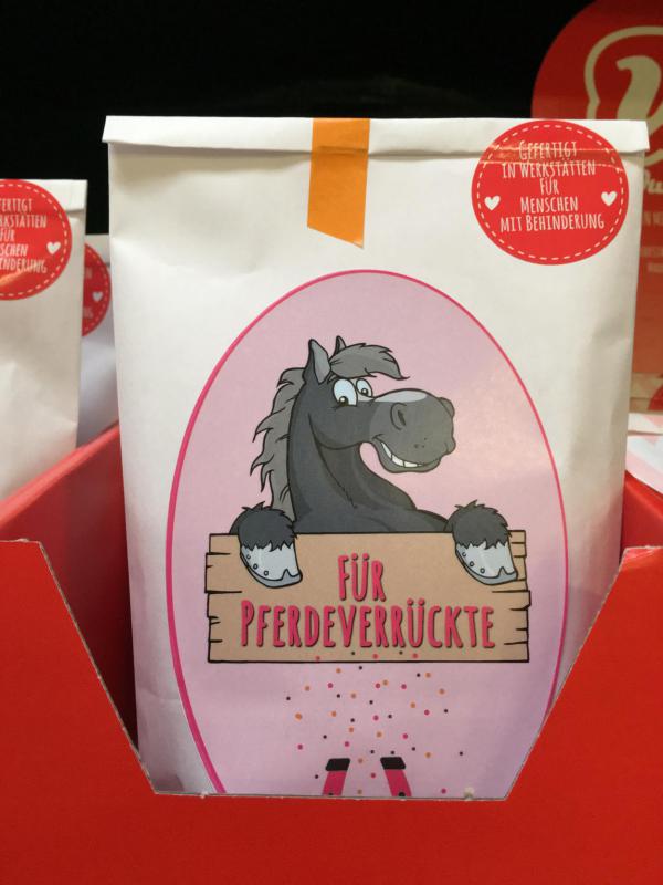 Wunderle, Für Pferdeverrückte, Pferdefan, I love horses, gefertigt in Werkstätten für behinderte Menschen, Kleinigkeit, Geschenkidee 