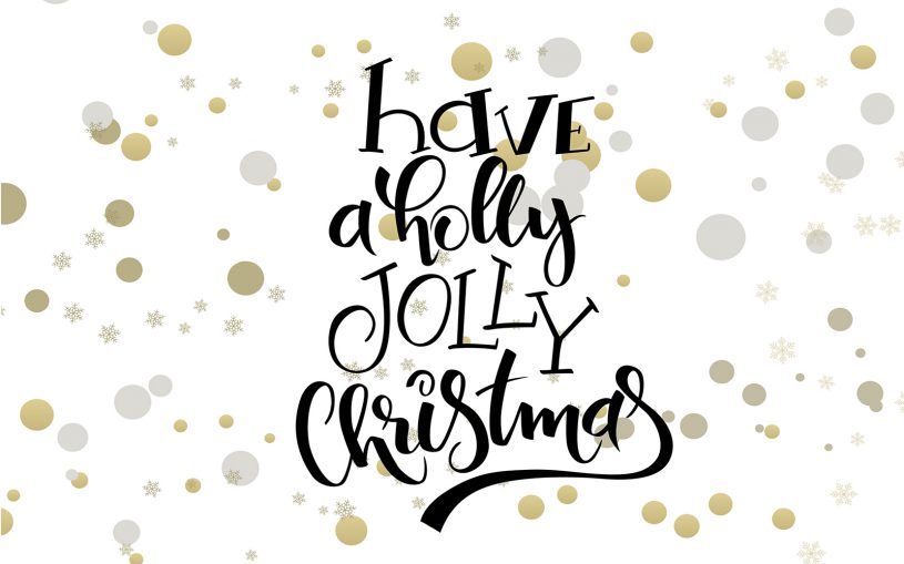 Lettering Have a holly jolly christmas