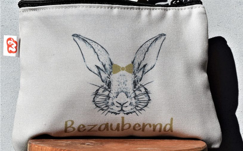 Wunderle, Kosmetiktasche, bezaubernd, Ostern, Osterhase, Frühling, gefertigt in kleinen Manufakturen, detailverliebt, warmherzige Mitbringsel