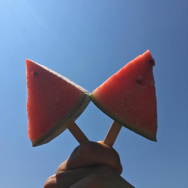 Geeiste Melone, Abkühlung, Erfrischung, Sommerglück, Hot Summer, Liebling