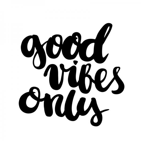 Good Vibes, Lettering, Silvester, Wunsch