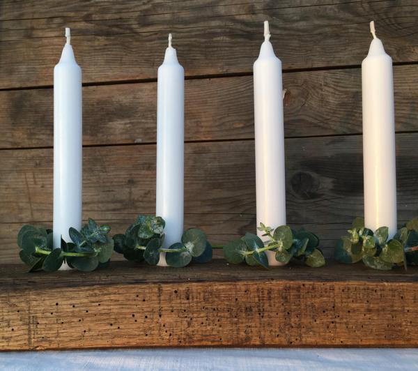 DIY, Kerzenbrett, Weihnachten, Advent, Weihnachtskranz