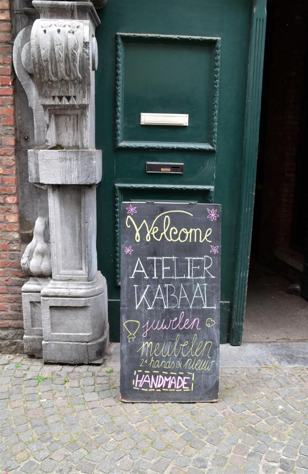 Tafel, Hinweisschild, Eingang, Antwerpen