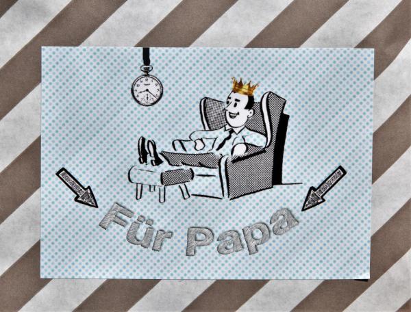 Wunderle, Für Papa Wundertüte, Best Dad, Vatertag, Papa ist der Beste, Held, Geschenkideen, gefertigt in Werkstätten für behinderte Menschen, Kleinigkeit, Mitbringsel