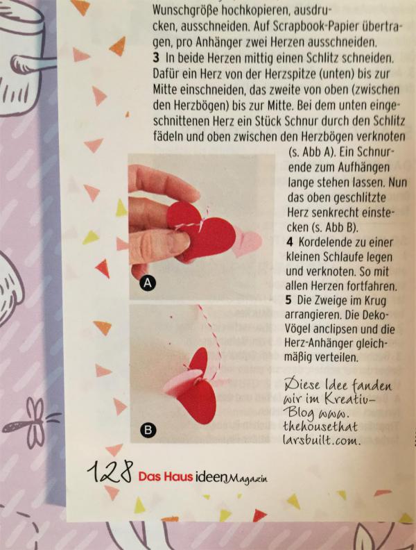 DIY, Herzanhänger, Haus Ideenmagazin, Frühling Liebe