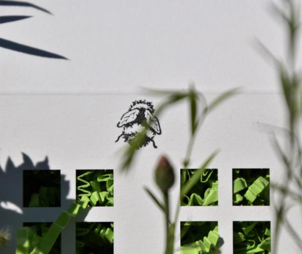 Wunderle Bienenhäuschen, Bienenstempel, für fleißige Bienchen, Bienenlieblingsblumen