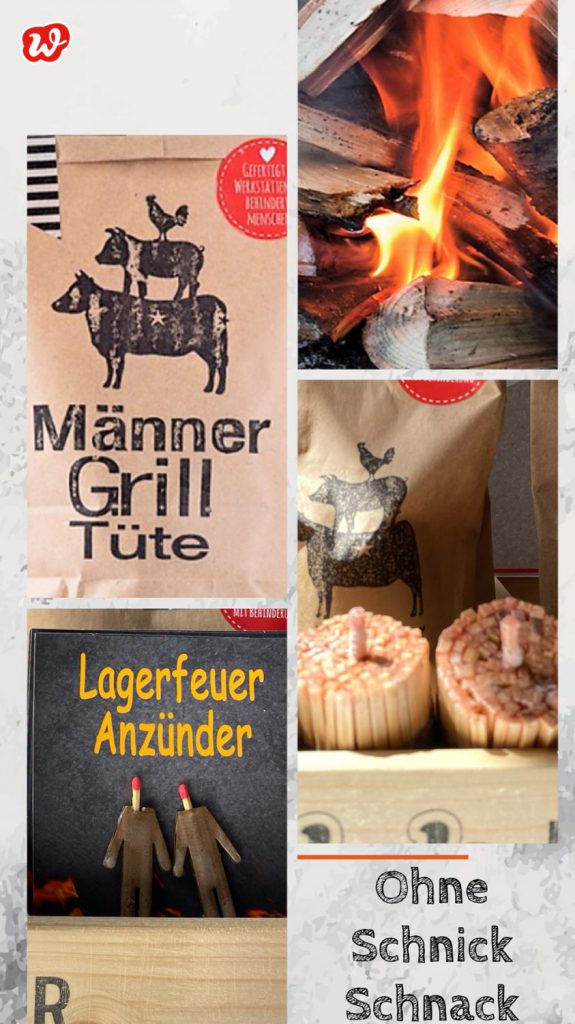 Kollage Wunderle Männer Grilltüte