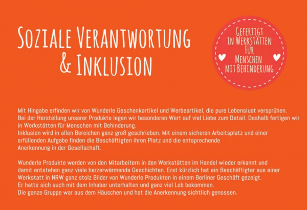 Soziale Verantwortung & Inklusion, Text Individualisierung