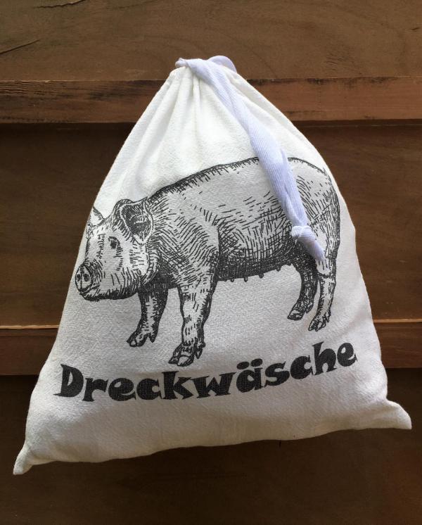 Wunderle, Baumwollbeutel, praktisch, Dreckwäsche, Reiselust, gut verpackt, Geschenkideen