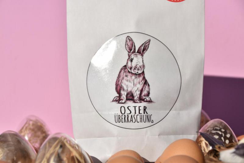 Wunderle, Wundertüte, gefertigt in Werkstätten für Menschen mit Behinderung, Osterhase, Frühling, Freude schenken, Kleinigkeit, Mitbringsel