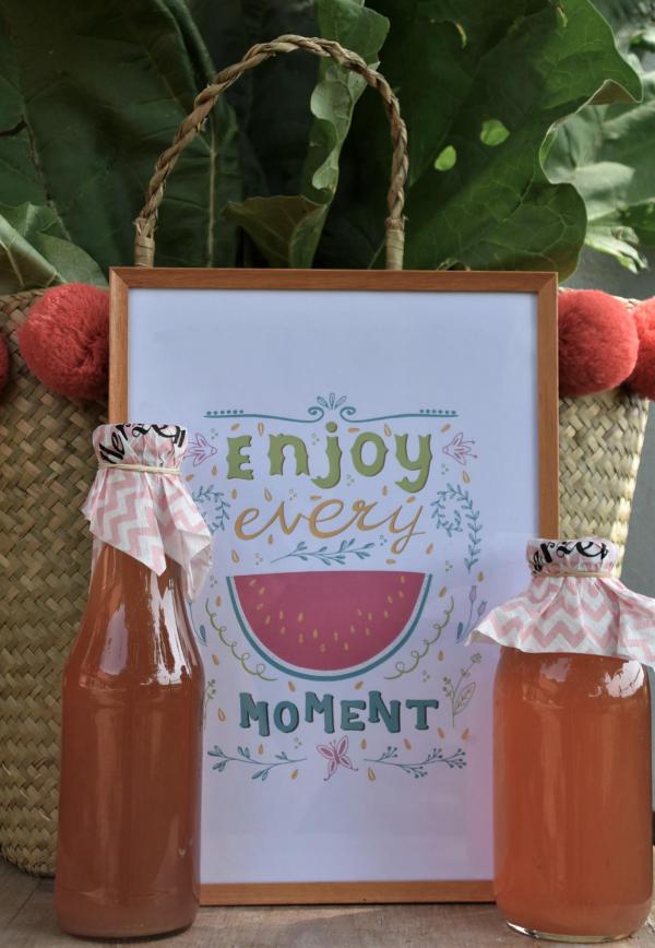 Rhabarbersirup, enjoy every moment, Lettering, Freebie, free Printable, Sommerglück, Gartenzeit, Freude, kleine Wunder