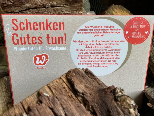 Wunderle Display Schenken & Gutes tuen