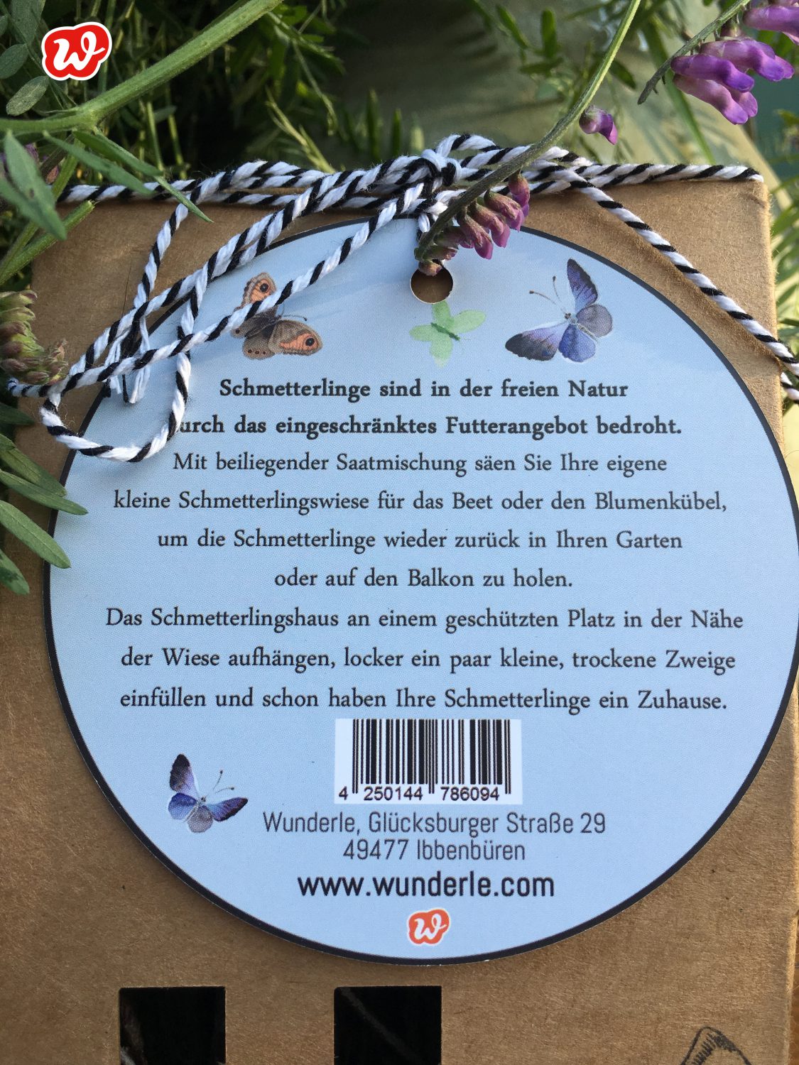 Wunderle Schmetterlinghotel, Insektenrettung, save the butterflies, insektenfreundliche Gärten, gefertigt in Werkstätten für Menschen mit Behinderung, Geschenk, Geschenkideen, Kleinigkeit, Mitbringsel