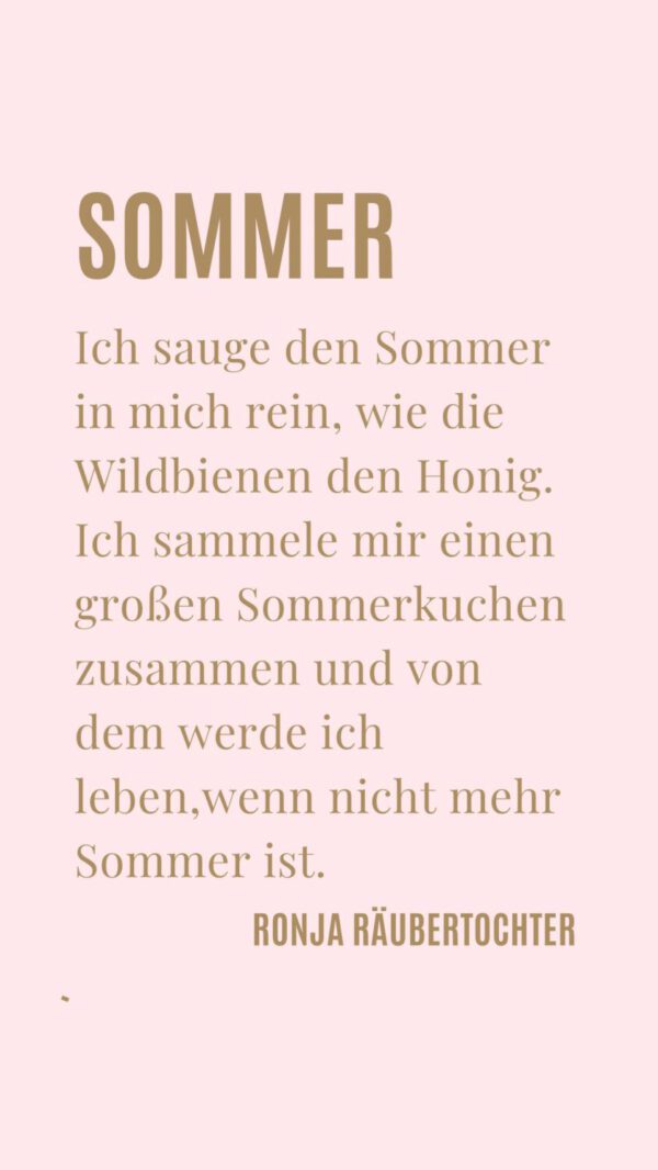 Ronja Räubertochter Sommer