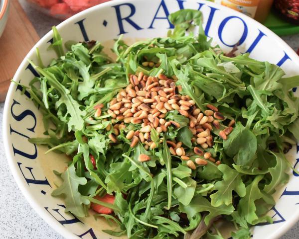 Salat, lecker, schnell gemacht, Buffetmitbringsel, WM 2018, schnell gemacht