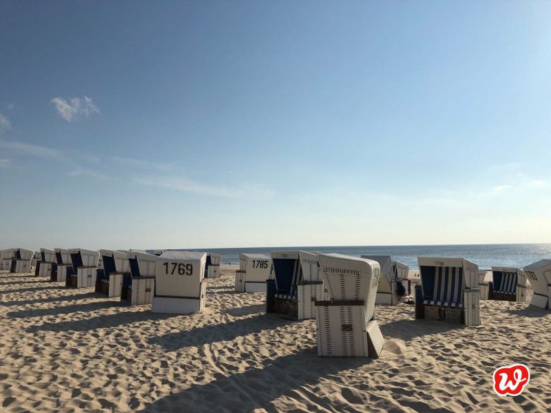 Strand, Strankörbe, Meer, Auszeit, die kleinen Dinge, Wunder