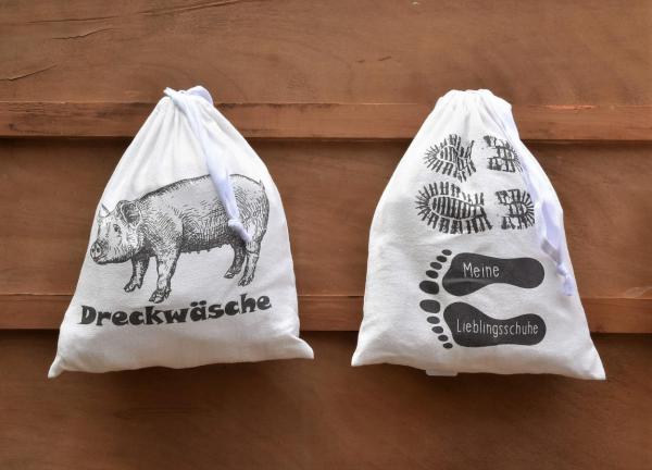 Wunderle, Baumwollbeutel, Dreckwäsche und Lieblingsschuhe, praktisch, Geschenkideen