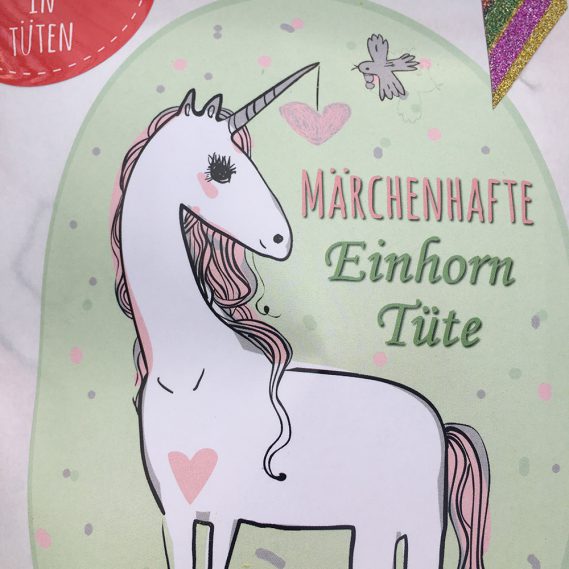 Wunderle, Wundertüte, Märchenhafte Einhorn Tüte, Einhornliebe, Colour your january, Glitter your day, Geschenkideen, die kleinen Dinge