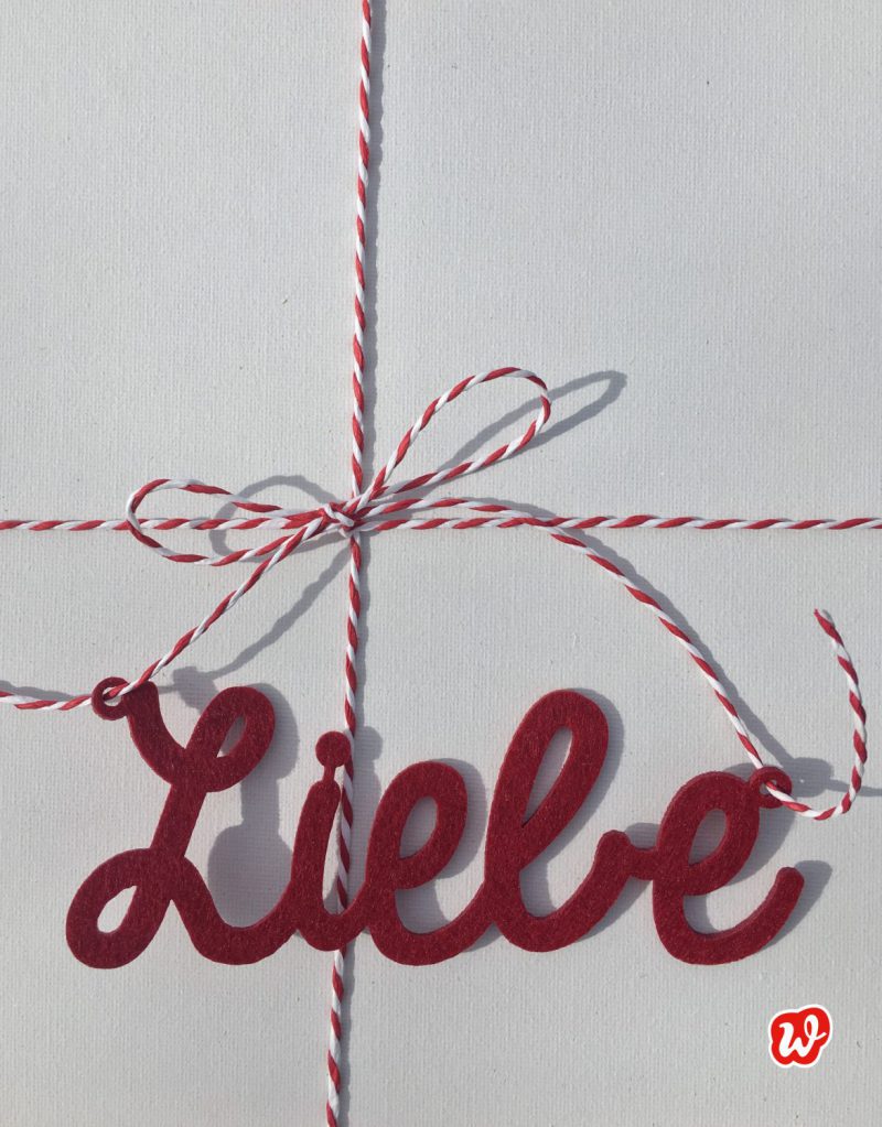 Liebe, Lettering, wichtigste Zutat, Geschenk, Geschenkideen